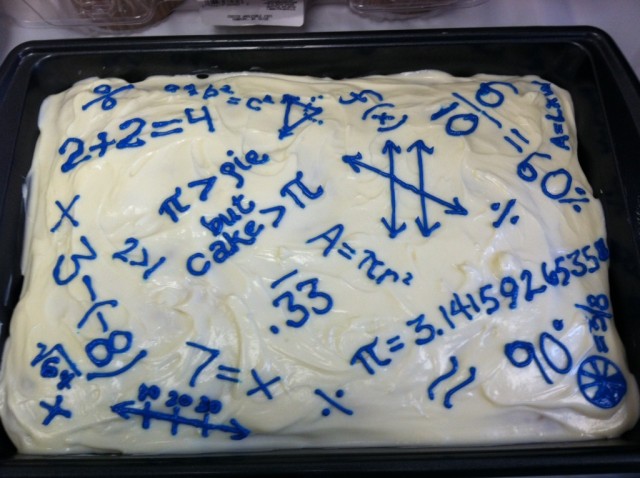 math cake